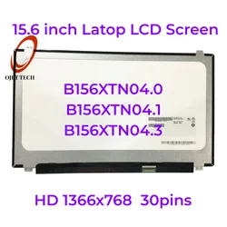 15,6-inch laptopscherm B156XTN04.0 B156XTN04.1 B156XTN04.3 NT156WHM-N12 B156XTN07.0 07 HD 1366x768 LCD-matrixdisplay 30pin eDP