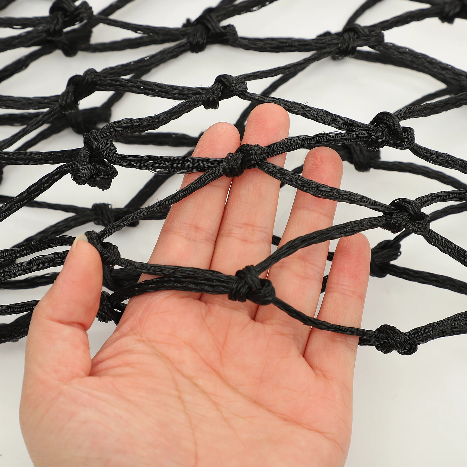 Hay Net Goat Feeder Hanging Strong Durable Horse Hay Storage Bag Slow Feeding Net Practical Stable Feeder Pouch