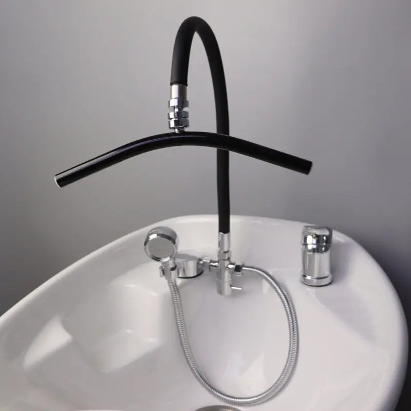 Barber shop shampoo bed special water circulation head treatment instrument water flow device health modification spa elbow spra