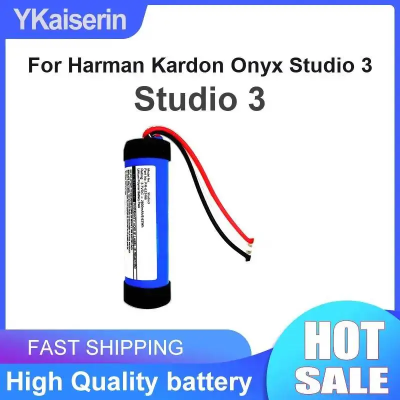 Good Low-Temperature Performance Rapid Charging For Harman Kardon For Onyx Studio 3 2600mAh Speaker Battery