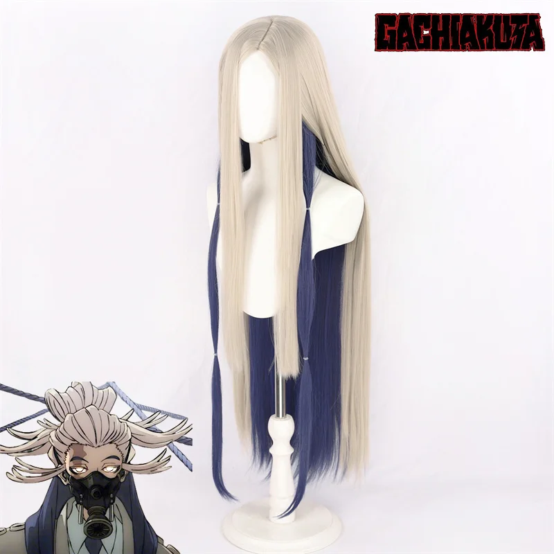 Anime GACHIAKUTA Tamsy Caines Cosplay Wig Adult Long Ash Blonde Hair Heat Resistant Synthetic Wigs Halloween Daily Party Prop