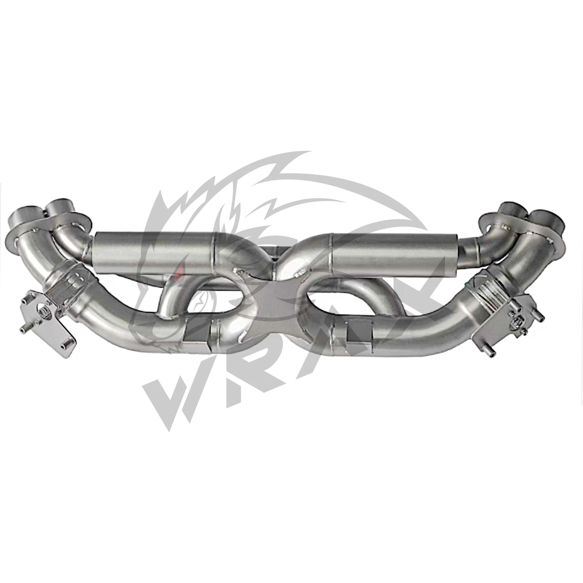 ترقية X-tube Catback WRAX العادم الرياضي لبورشه 991 992 Turbo S 2018 + صوت عالي التدفق SS304 العدوانية #3