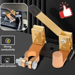 Top Post Knife Blade Master Switch, 12V 24V Battery  Disconnect Switch for Auto Car RV-Marine Boat Truck Vehicle Car Accessories