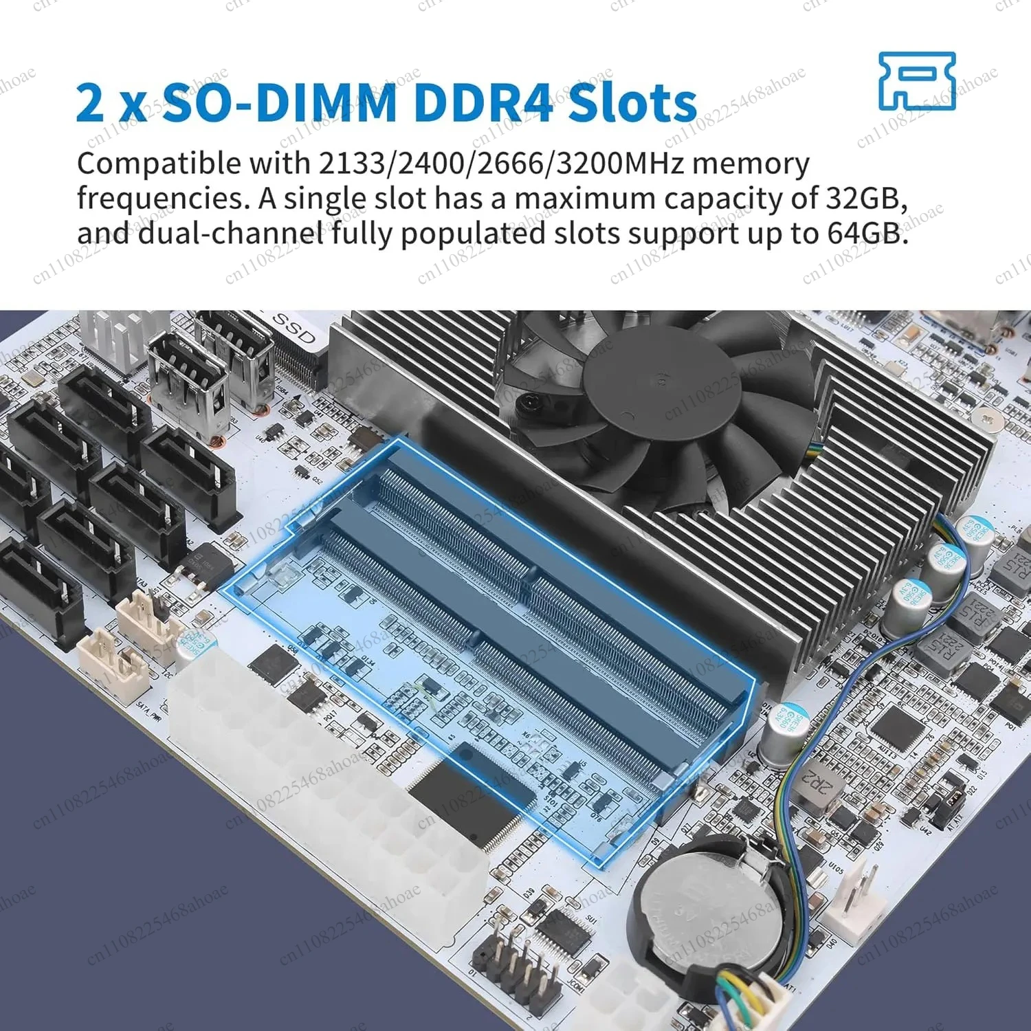Mini Itx Dual 2.5G Nas Motherboard - Carte mère NAS Mini ITX blanche