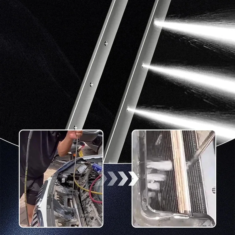 

Эффективный инструмент для очистки бака без удаления, стержень для очистки радиатора, большой грузовик, очистка резервуара для воды, пистолет для мойки высокого давления