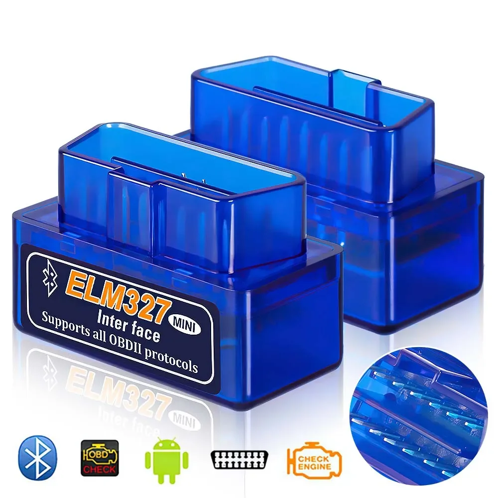 

Bluetooth OBD2 ELM327 Car Scanner IOS & Android Diagnostic Auto Scan Tool OBDII