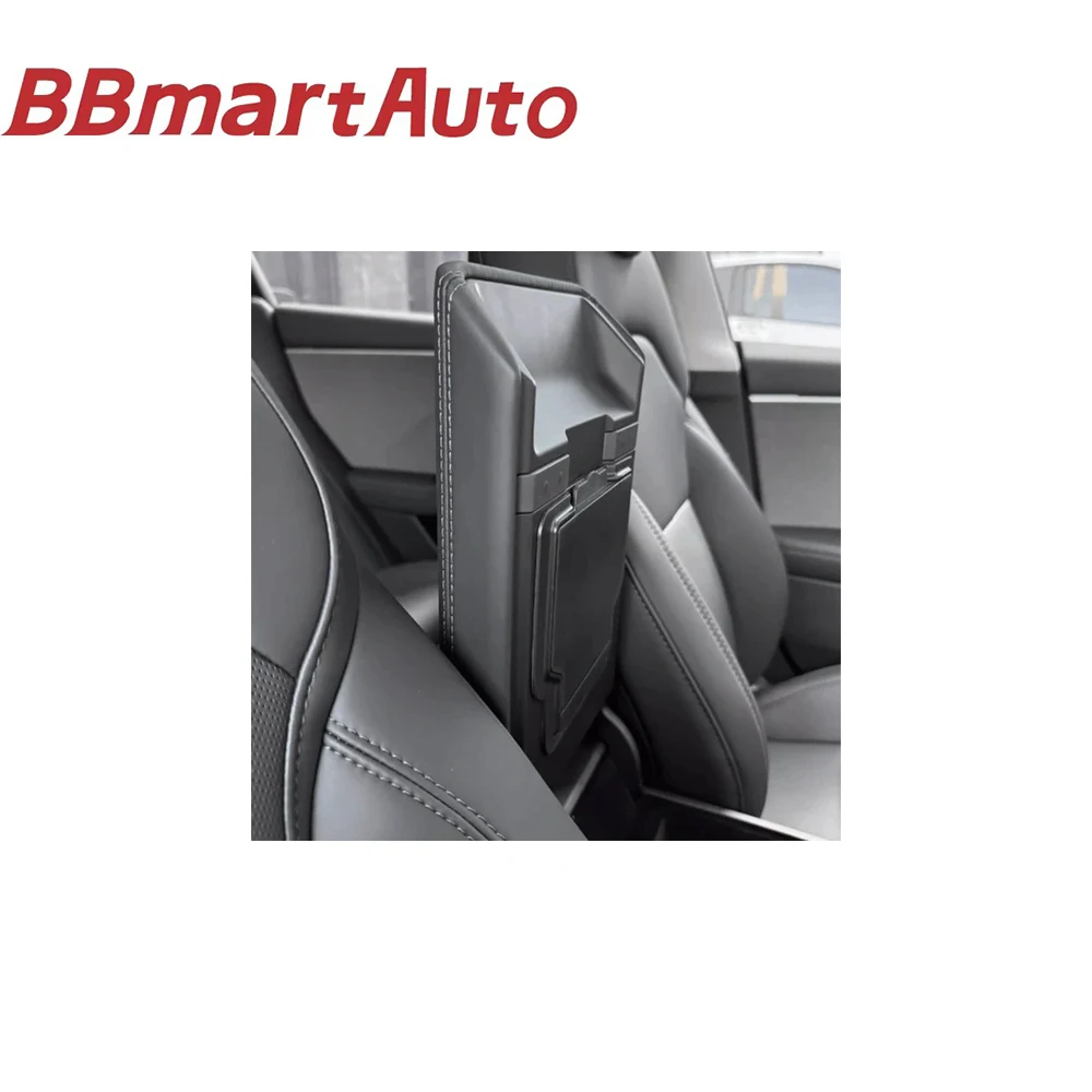 BBmart Auto Parts para Tesla caixa de apoio de braço caixa de armazenamento magnético Modelo 3Y caixa de apoio de braço de controle central tampa de armazenamento acessórios de carros