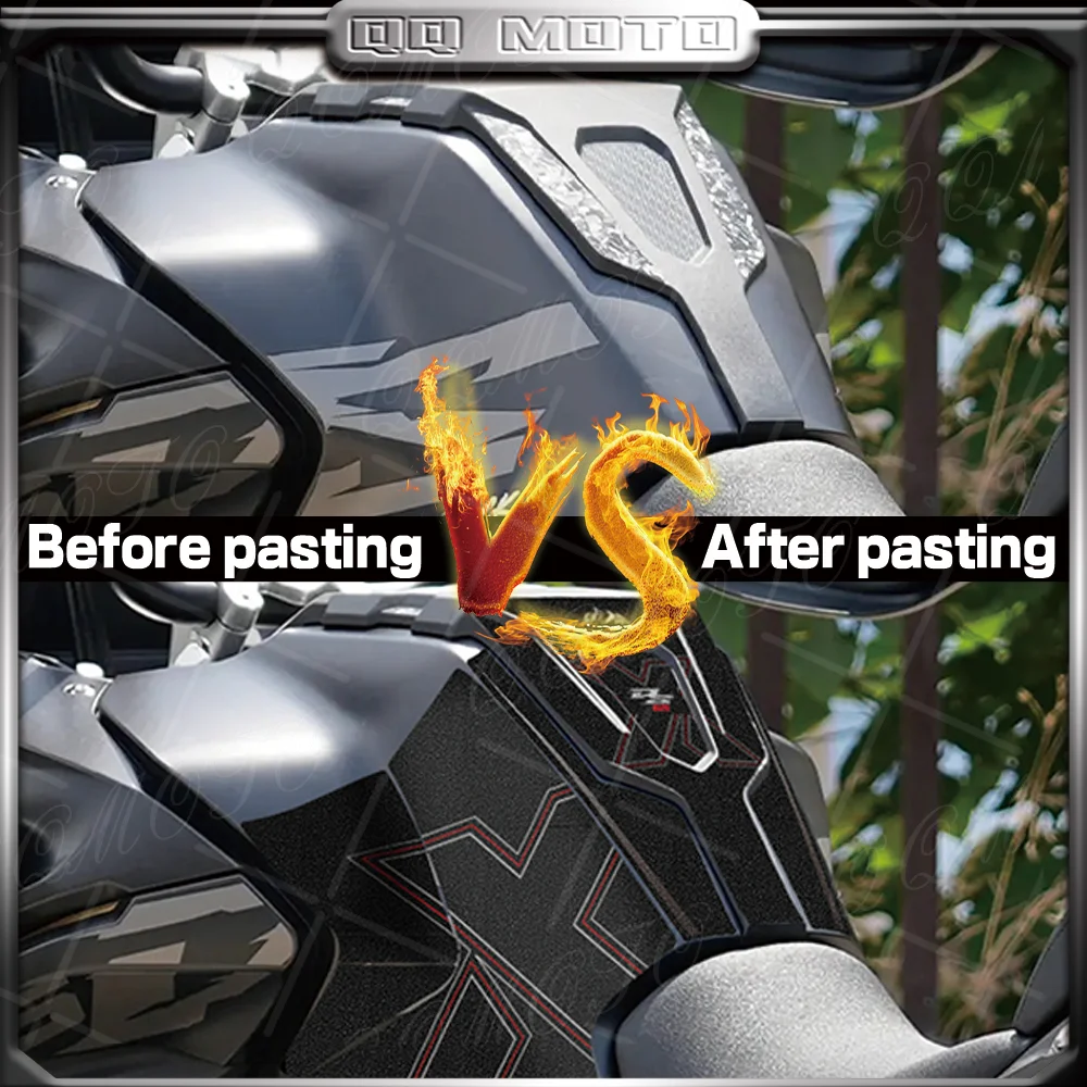 Motorcycle Thick Frosted Fuel Tank Sticker Gas Oil Cap Pad Set Decals Waterproof For VOGE DS625X dsx 625 ds625x ds 625 x 2025