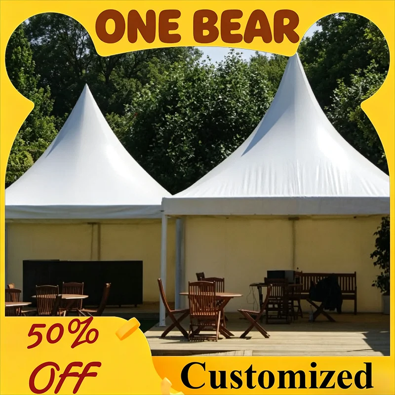 Waterproof Pagoda‑Shaped Event Tent Customizable Outdoor Shelter for Trade Exhibition Wedding Ceremony and Party Activities
