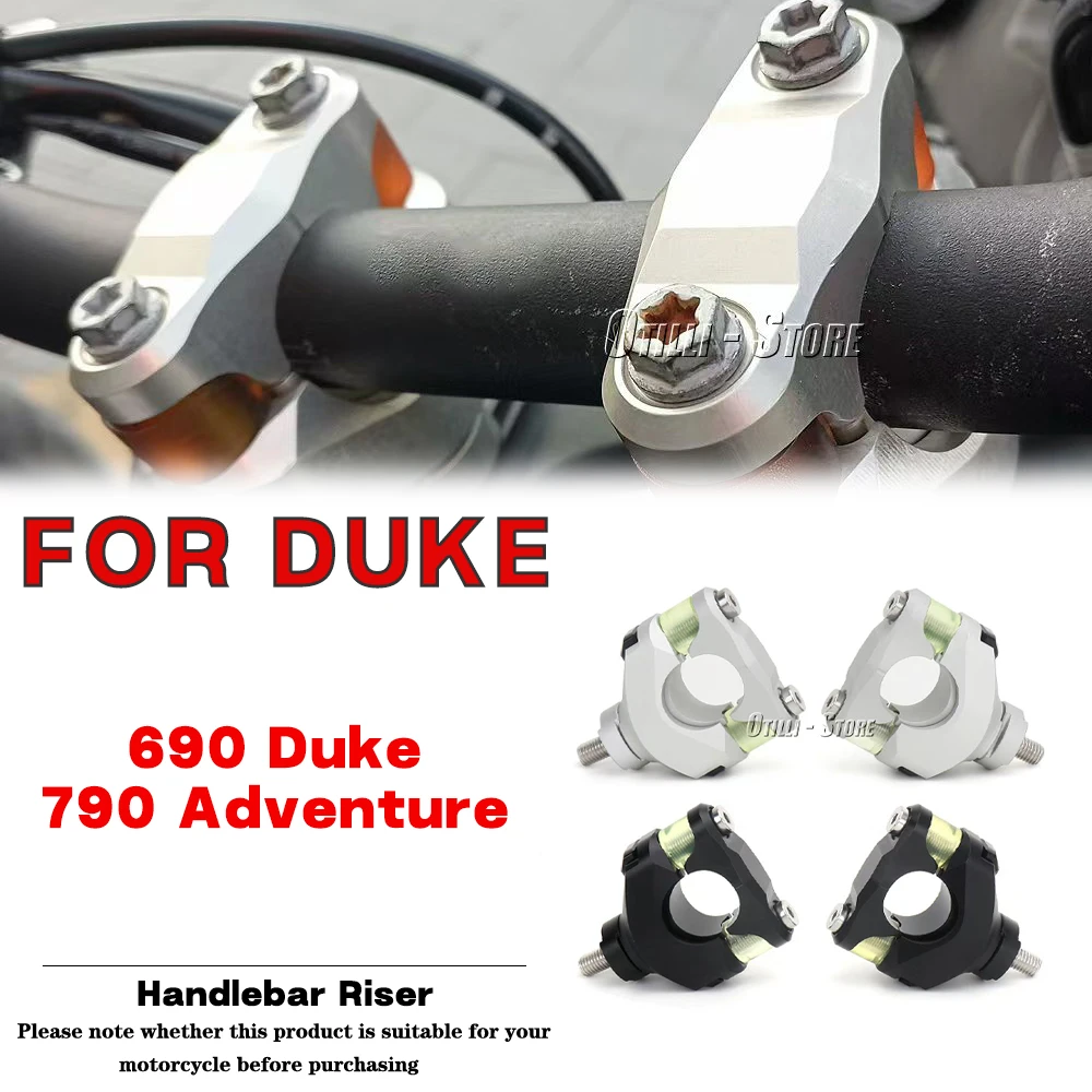 For KTM 690 Duke 790 1190 Adventure 1290 Super Motorcycle 28mm Risers Mounting Bar Adjustable Progressive Handlebar Damping Kit