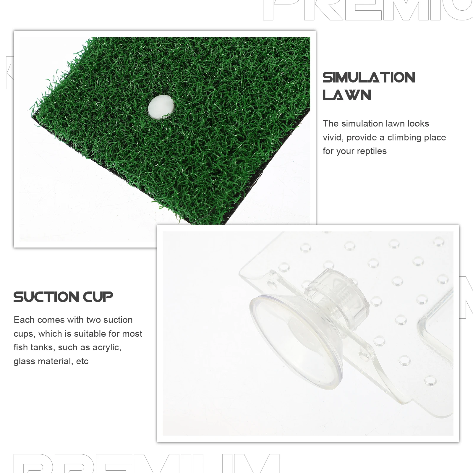 2pcs Turtle Sunning Platform Acrylic Basking Dock For Reptile Tank With Suction Cups Durable Aquarium Decoration Turtle