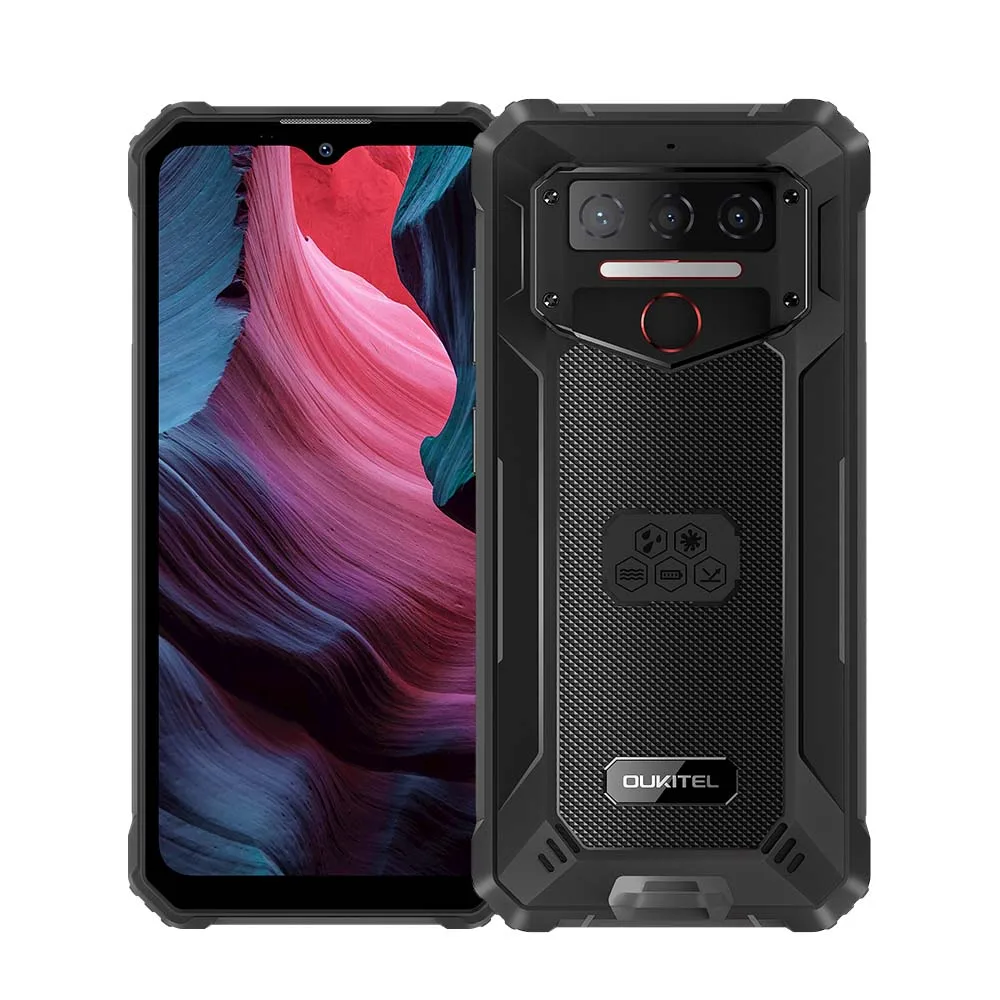 Oukitel-WP23 Pro Smartphone robusto, bateria de 10600mAh, câmera traseira de 13MP, telefone celular, andróide 13, 6.52 Polegada HD Display, telefone NFC