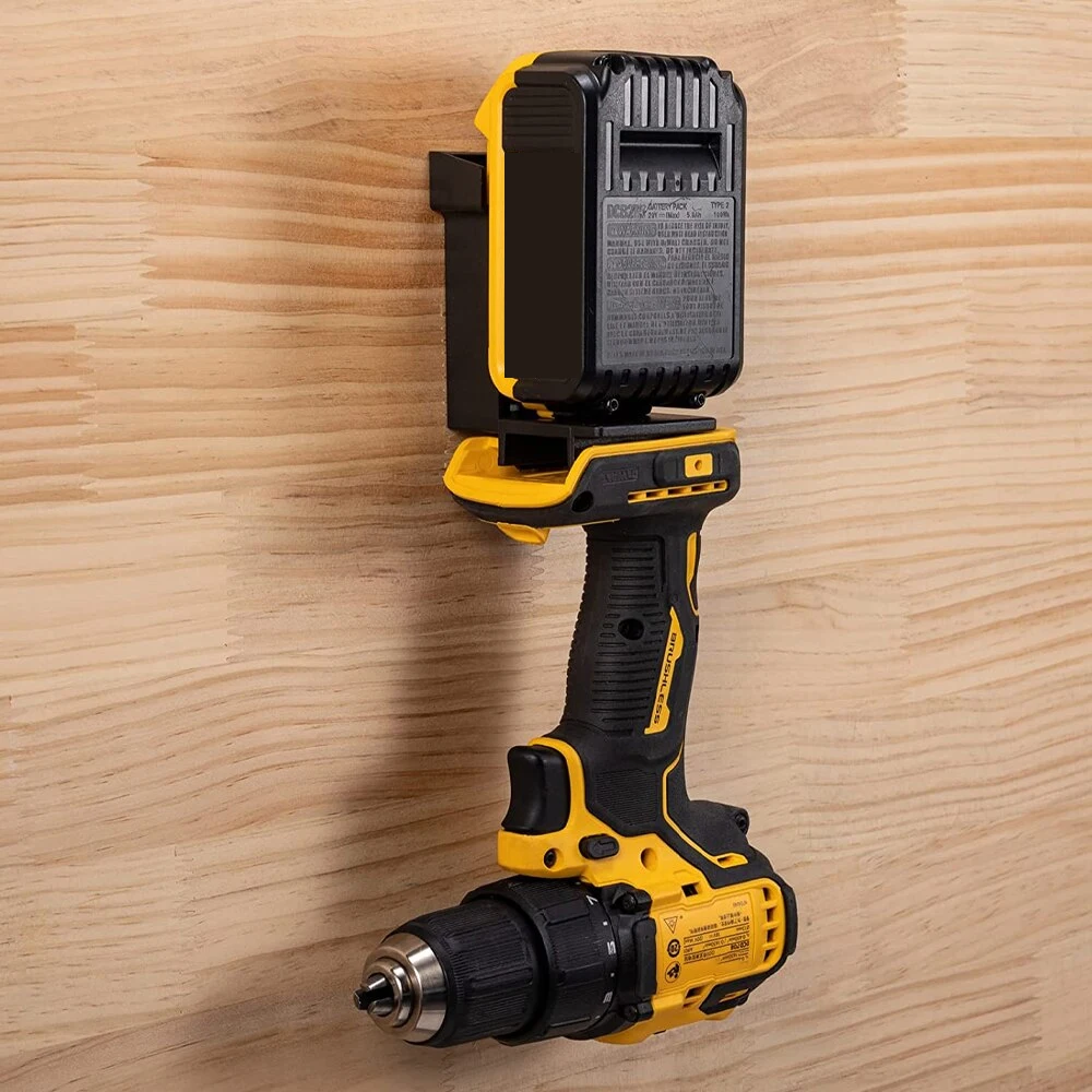Zwincky ที่วางเครื่องมือแบตเตอรี่, ที่ใส่สว่านแบบ2-in-1สำหรับ DeWalt สำหรับ milwaukee 18V 20V ที่แขวนเก็บเครื่องมือไฟฟ้า