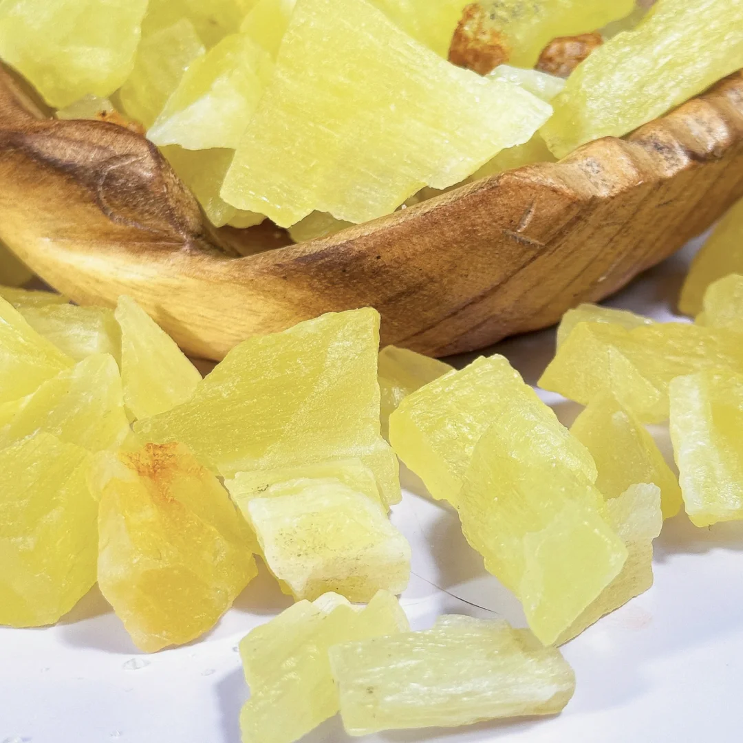 Natural Yellow Caribbean Calcite Rough Stone Mineral Specimen Banded Gemstone Rock Home Table Collectible Decor Gift