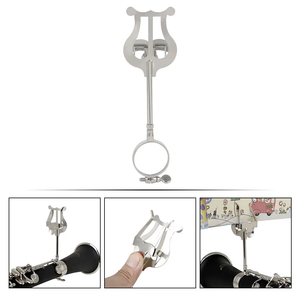 

Clarinet Accessory Holder Beginner Metal Score Clip Instrument Accessories Iron Sheet