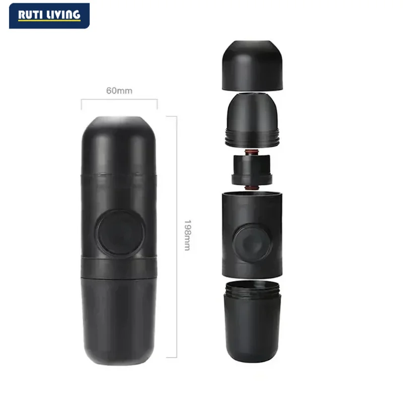 Hand Pressing Intensive Outdoor Coffee Machine Italian Small Household Portable Coffee Machine Barista Accessories