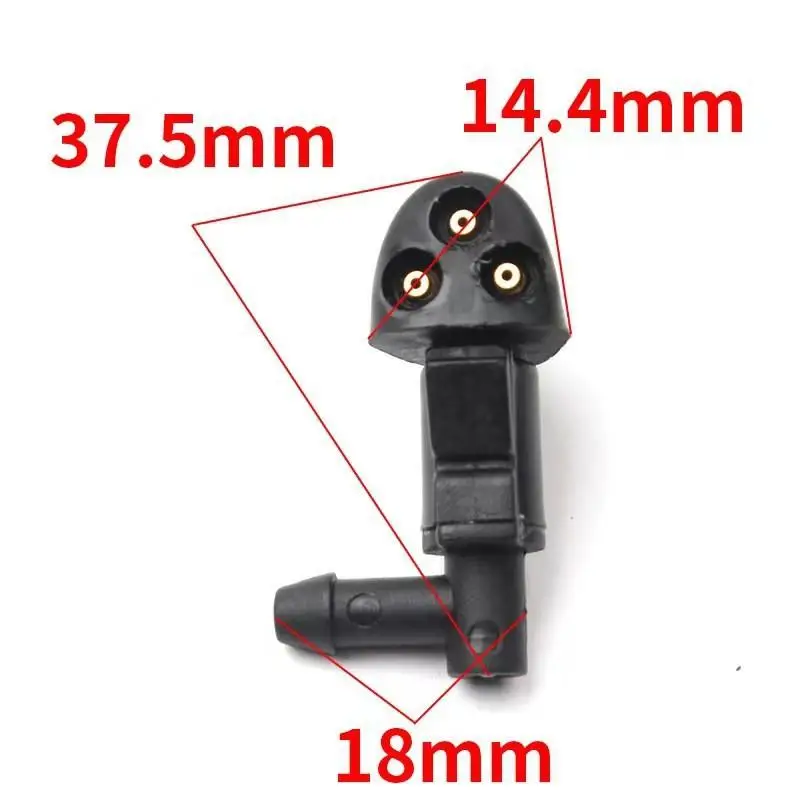 

【CR】1/2/4Pcs Washer Jet Nozzles 3 Holes Car Windshield Wiper Water Spray Nozzle 901-955-PZ01 94556605 2009-2016 For Cruze