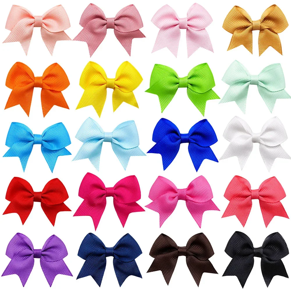 60pcs Solid Dog Bows For Puppy Hair Clips Cute Fahion Dogs Bowknot Samll Dogs Cats Hair Accessories Pet Grooming Products