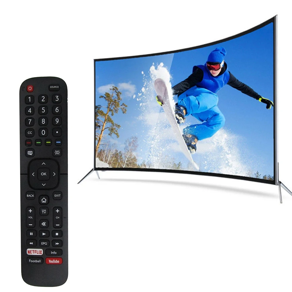 Hisense 울트라 HD HDR 4K 스마트 LED LCD HDTV TV용 리모컨, EN2BJ27H