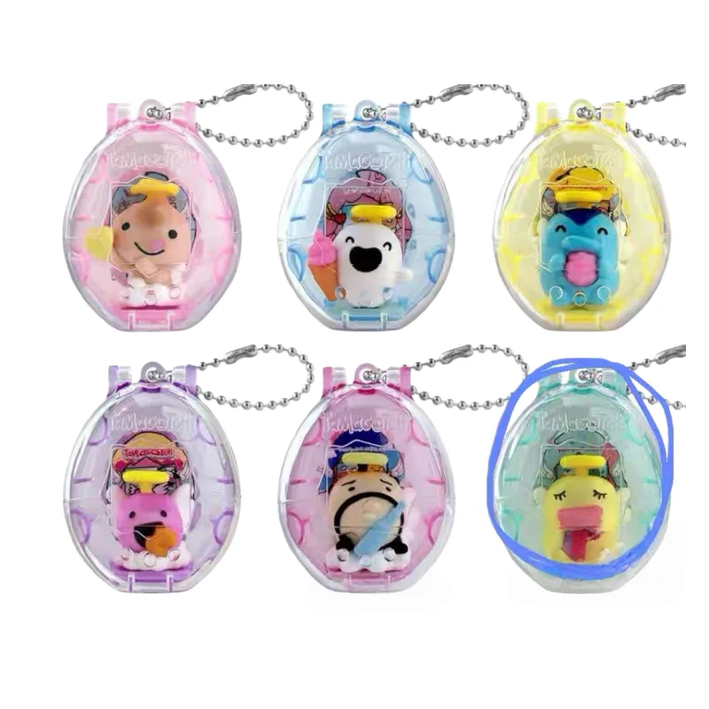 Tamagotchi V3 Charm Porte-clés Style Oncle Ange, Sac/Boîte Mystère Tendance, Poupée Personnage de Dessin Animé, Jouet, Cadeau de Collection pour Amis et Fans