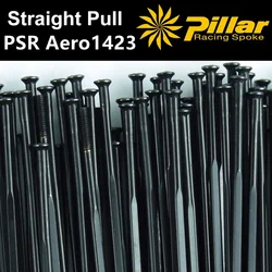 Bicycle Spokes Pillar PSR Aero 1432 Straight Pull 6.5g Pcs Flat Spokes Carbon Wheels Racing Spoke