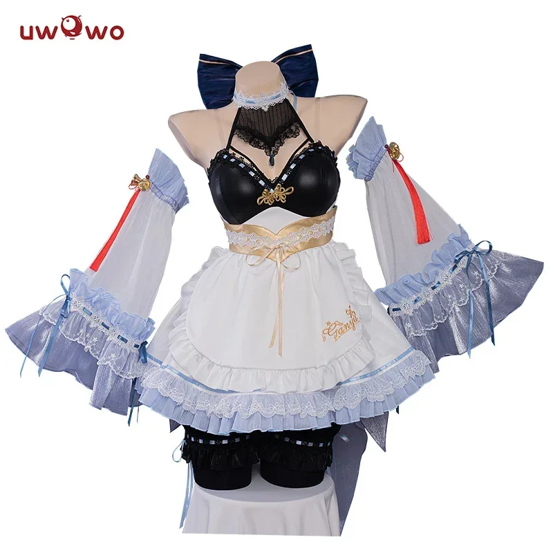 Ganyu Cosplay Maid Dress Game Genshin Impact Cosplay Ganyu Maid Halloween Costumes Genshin Fanart Maid Outfit