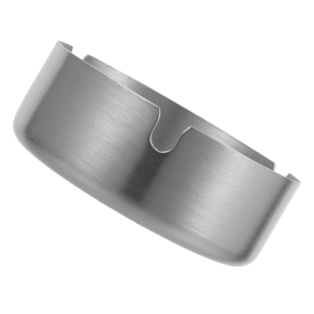 

Round 10Cm Stainless Steel Ashtray Thickened Drop Resistant Modern Tabletop Cigarette Holder For Home Office Hotel Indoor