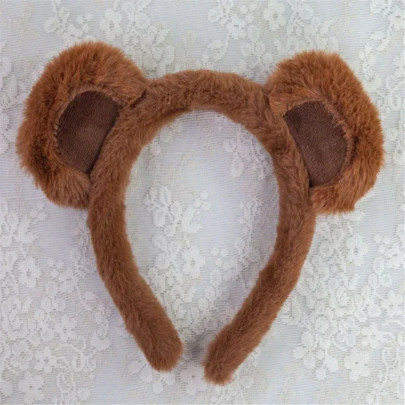 クマのコスチュームセット耳尻尾ボウタイ鼻動物コスチュームアクセサリー子供女の子男の子ハロウィンコスプレ小道具