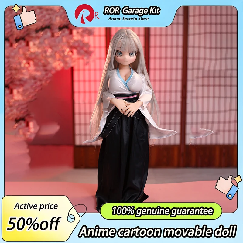 ROR 88cm- Anime Doll 1/3 Moveable Robot Detachable Resin Head Sculpture/Beautiful Costume Toy Gift Garage Kit Doll Toy Store