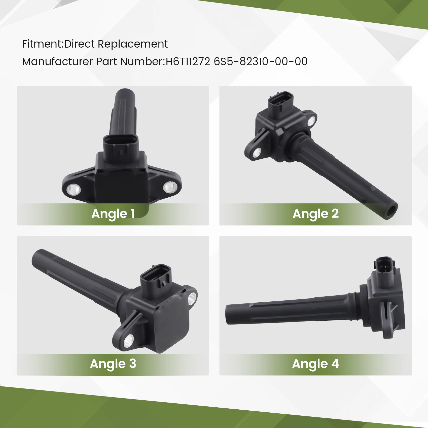 New 4X Ignition Coil H6T11272 For  Waverunner VX FX Cruiser LTD HO SHO SVHO 6S5-82310-00-00