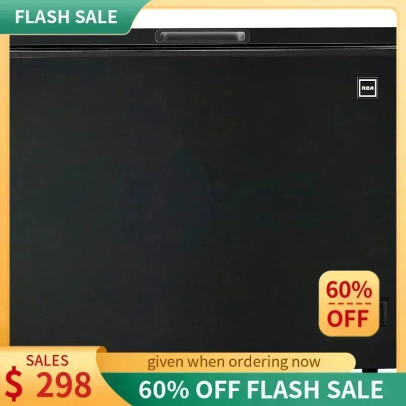 PMD4-RCA FRF500-أسود 7.0 مكعب. قدم فريزر الصدر، أسود،