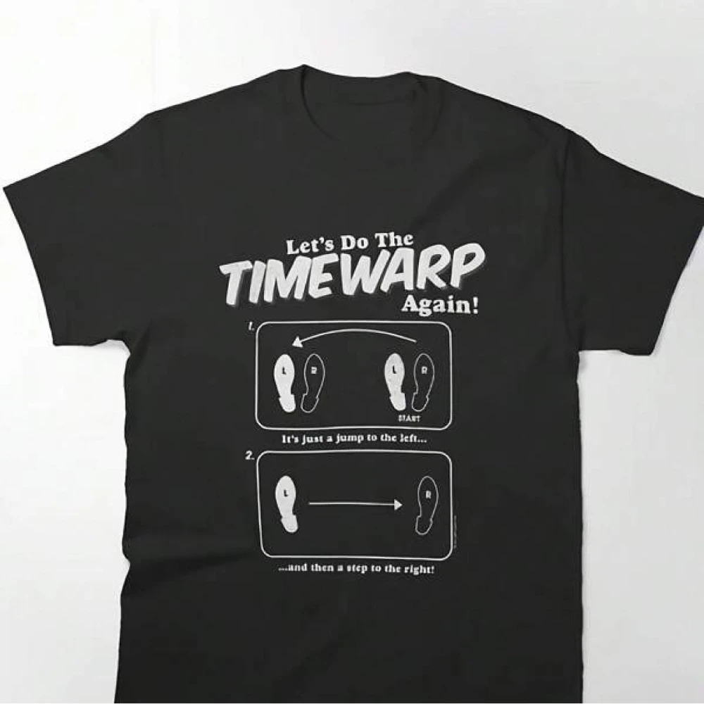 Neues T-Shirt Sweatshirt Uni 7 The Rocky Horror Picture Show Time Warp Classic T-Shirt Herren-T-Shirts für den Sommer – Detail 5