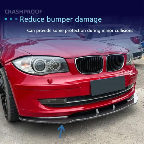 BMW 1 시리즈 e81 e82 e87 e88 2008-2011 LCI 스탠다드 에디션 프론트 쇼벨 프론트 립 고품질 개조 부품