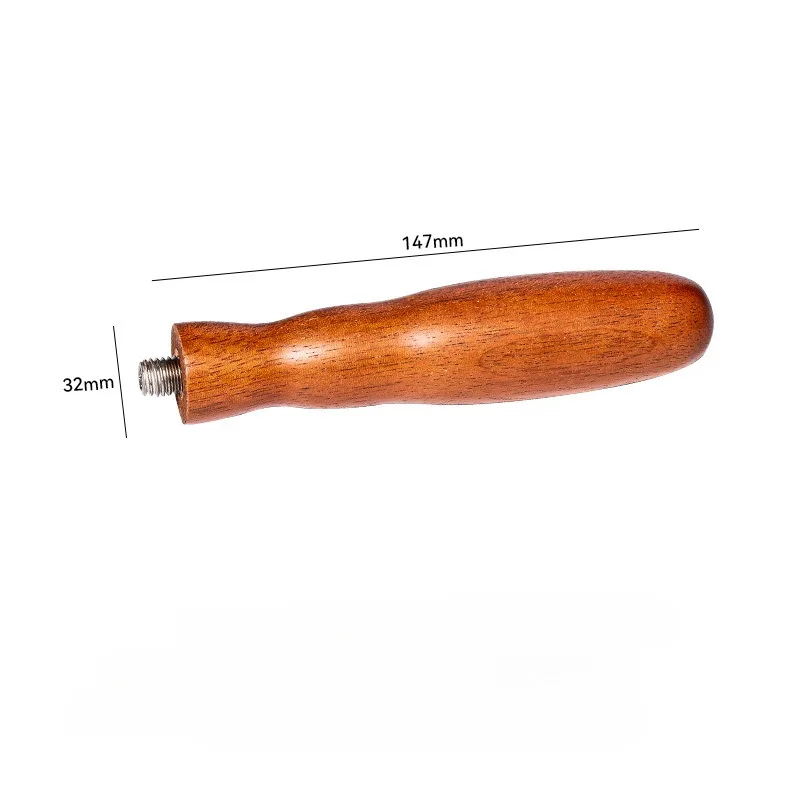 M10 Portafilter Coffee Handle Espresso Semi-automatic Cafe Machine Solid Wooden Handle Coffee Accessories for Barista