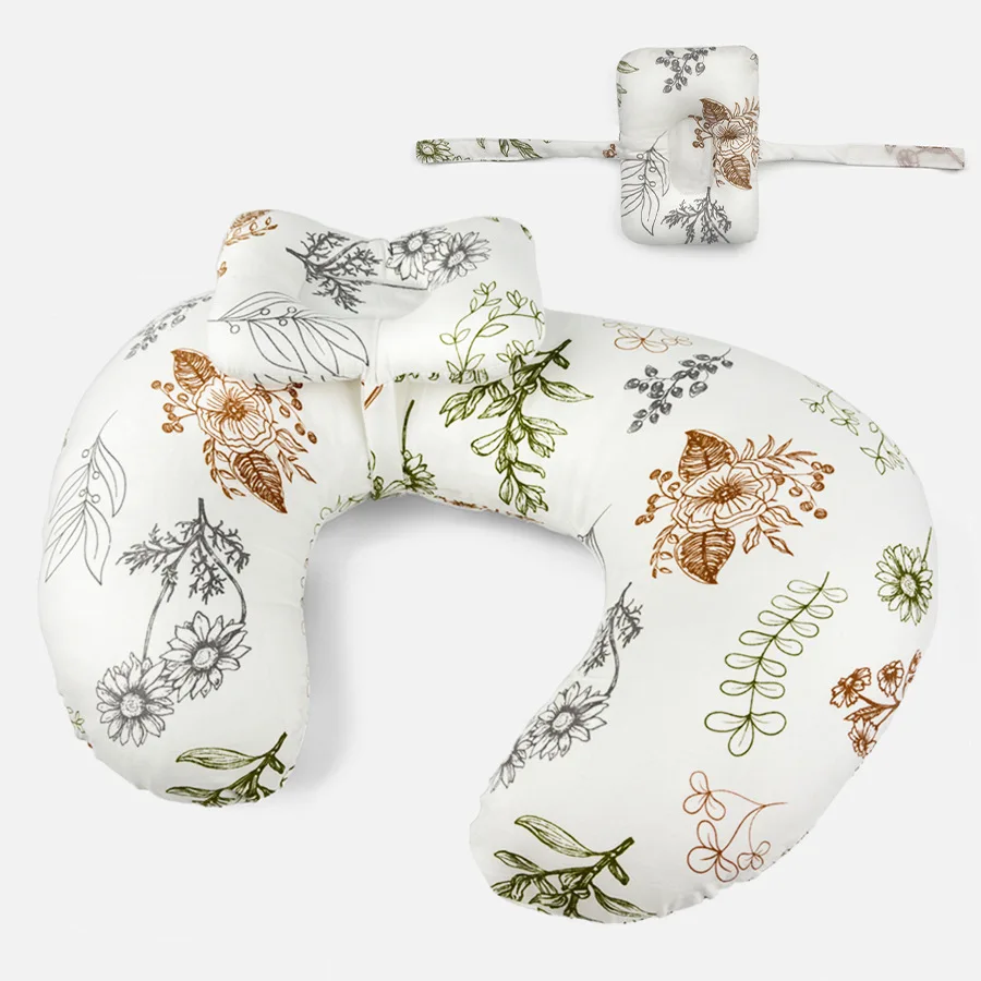 

Support Structure – U-Shaped Filled Form with Detachable Auxiliary Cushion (Floral Print, Portable Design)
