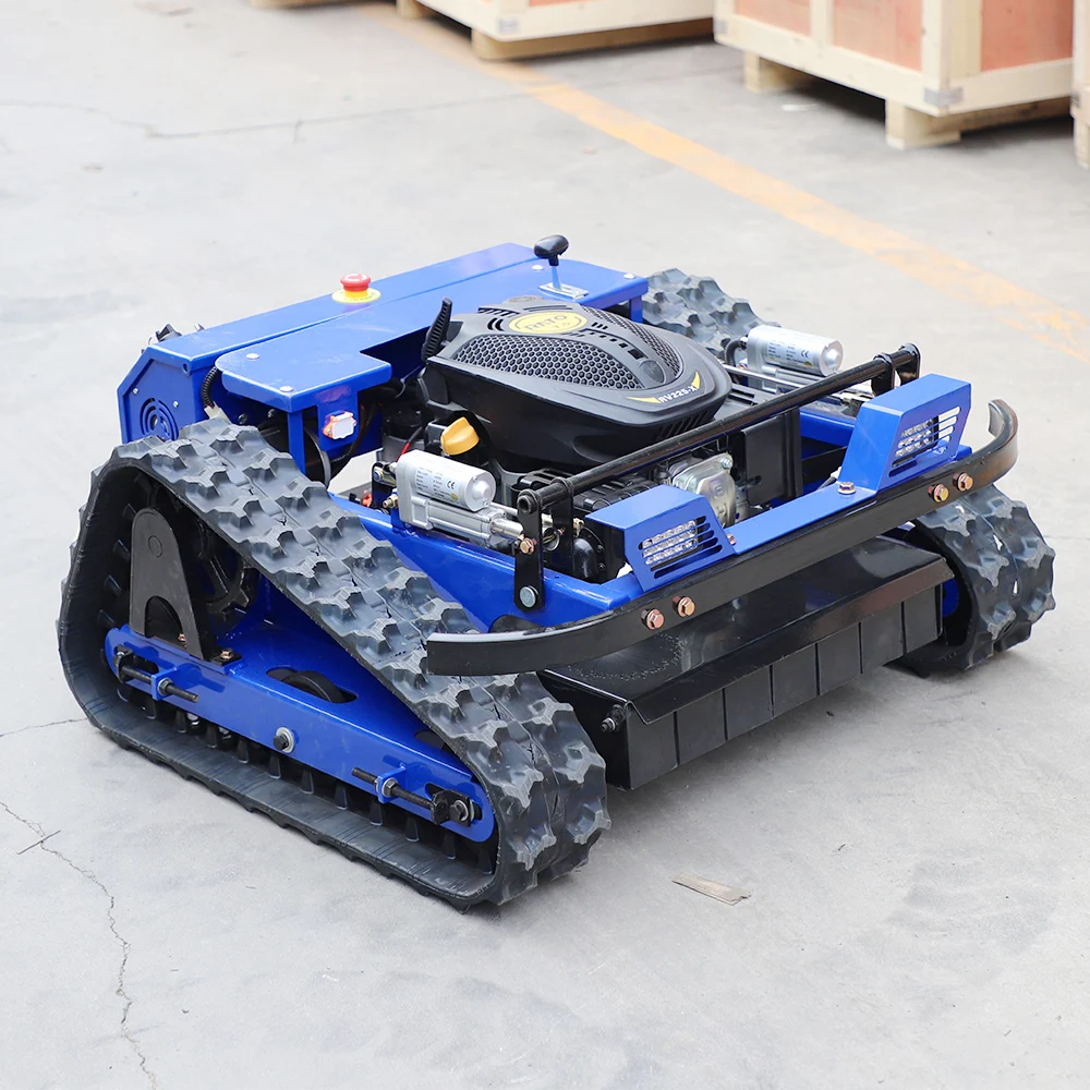 

Remote Control Lawn Mower RC Crawler All Terrain Slope Mowing Machine Tracked Radio Controlled Grass Cutter Robotic Mowers