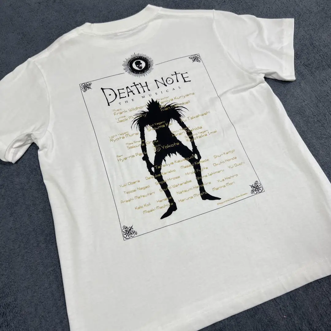 

Death Note Graphic T Shirt White Men's Size S Anime Tee Japan Manga J9708