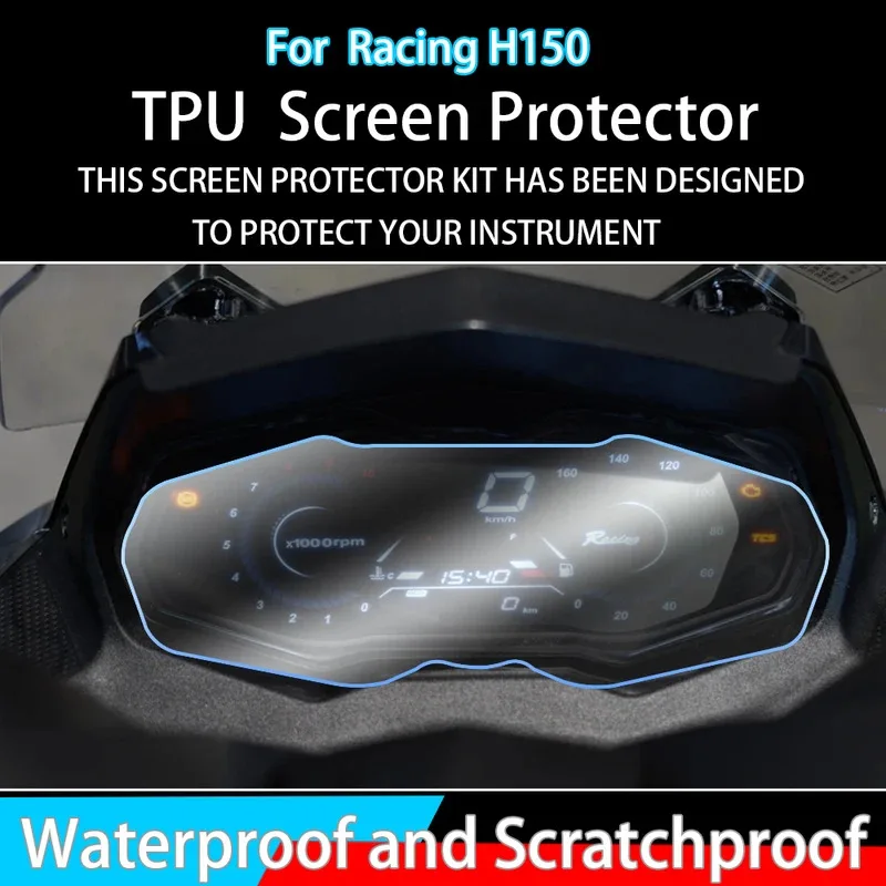 

Аксессуары для KYMCO Racing H150 2024, защитная пленка для защиты от царапин, защитная пленка для экрана из ТПУ, мембранная линза для инструментов