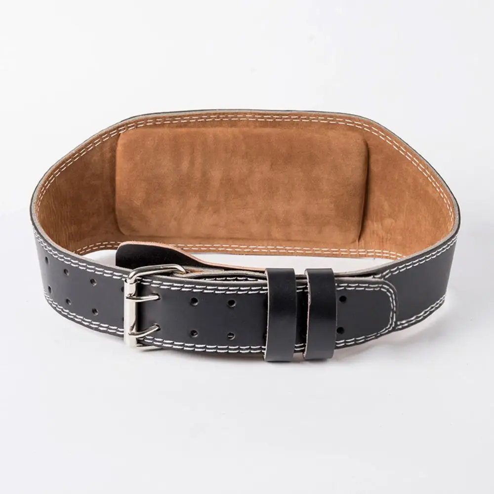 حزام رفع الأثقال الاحترافي قابل للتعديل وجيد التهوية للياقة البدنية ودعم قطني سميك ومريح لحماية الخصر لرفع الأثقال