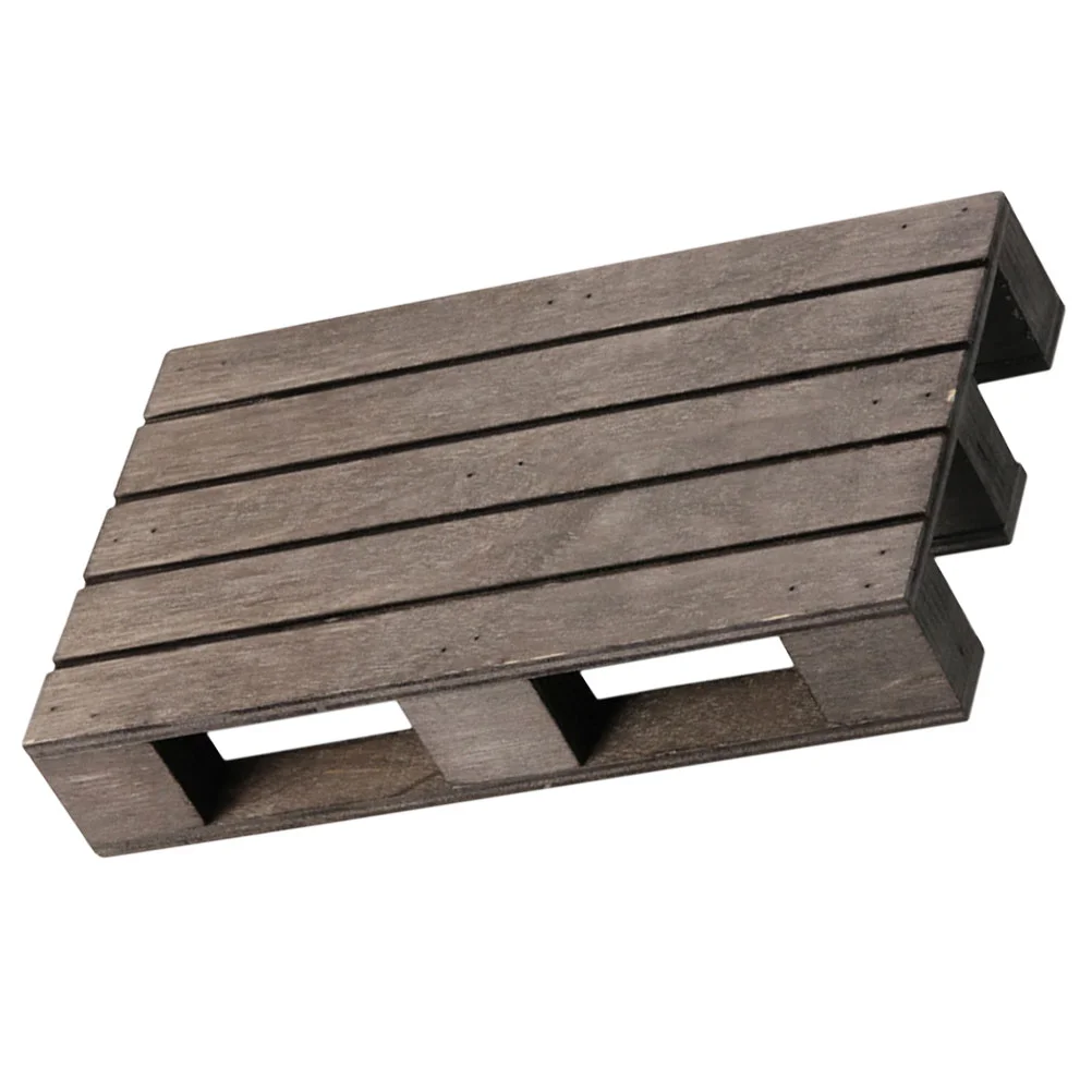 Carbonized Wood Pallet Coasters Hot Pot Holder Rustic Kitchen Decor Wooden Tray Mats Heat Insulation Anti Scalding Dining