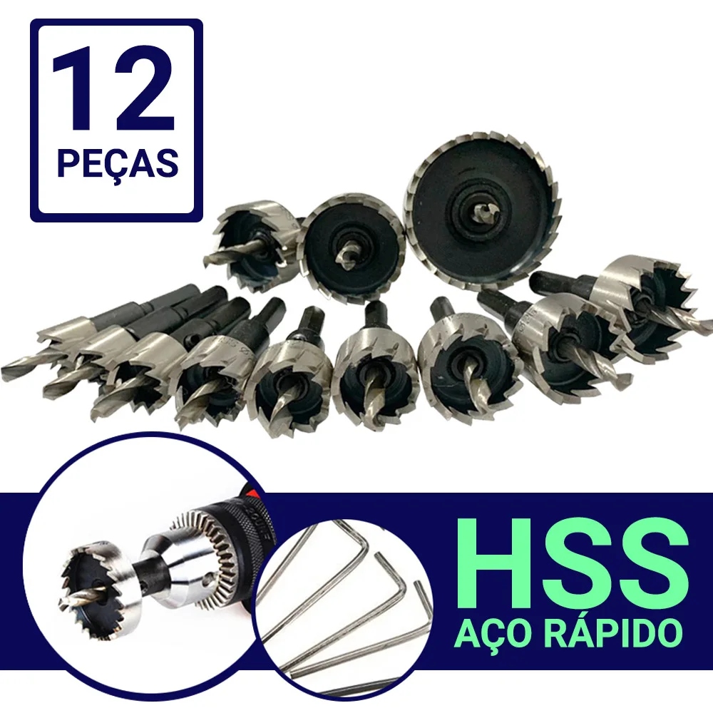 kit-set-drills-saw-cup-12-pcs-15-to-50-mm-iron-steel-metal