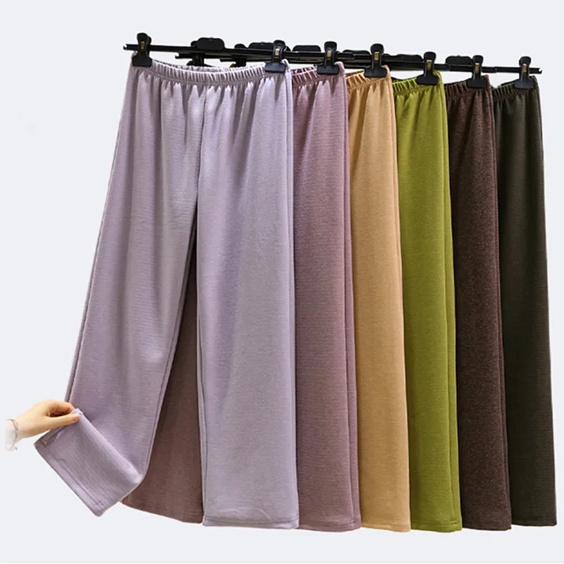 

Winter Sleeping Pajamas De Velvet Warm Home Wear Pant Thicken Fleece Sleepwear Pants For Women Nightwear Bottoms Trousers