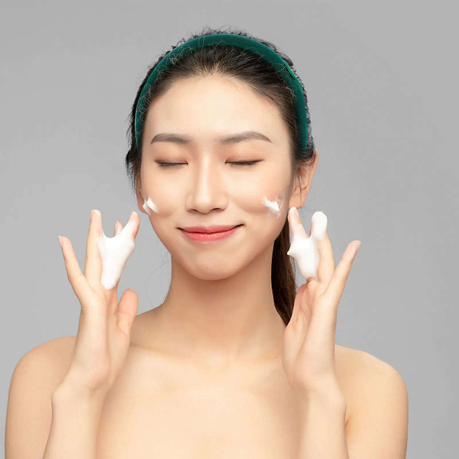 

2 шт. зеленых повязок на голову для девочек и женщин, широкие повязки для волос в простом стиле, идеально подходят для повседневного ношения, йоги и украшения прически.