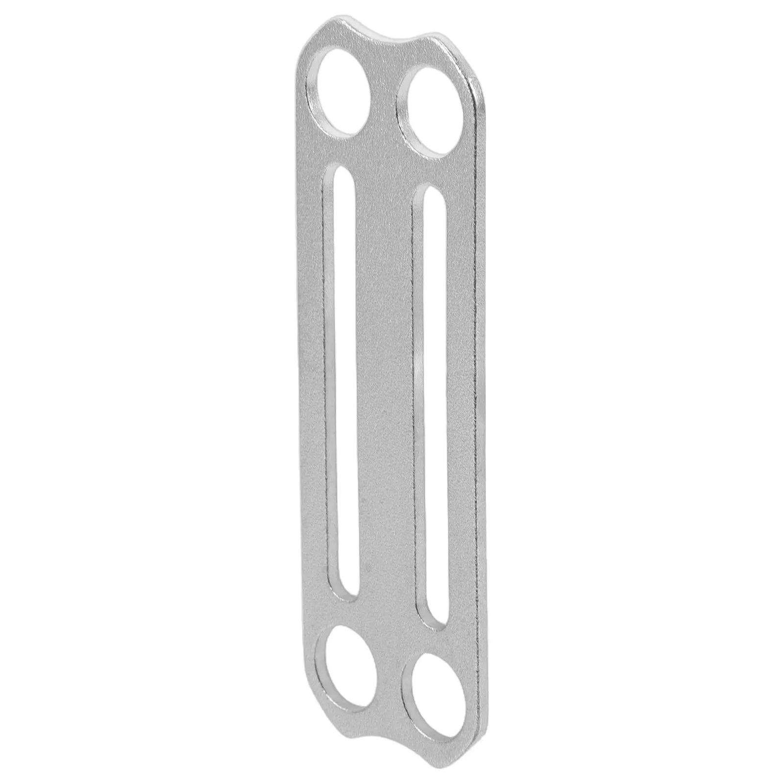 

Прочная пряжка для дайвинга из нержавеющей стали с 4 отверстиями, прямоугольная конструкция для надежной безопасности под водой, металлическая защелка для акваланга