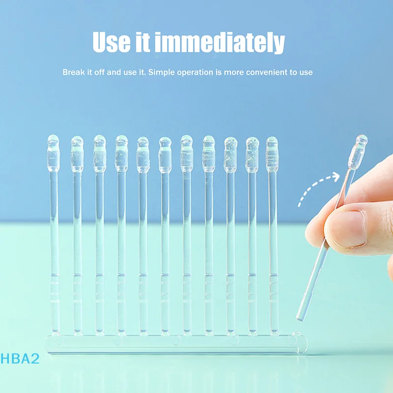 24pcs/Box Disposable Sticky Ear Digger Pick Reusable Ear Cleaner Soft Ear Wax Removal Tool Earwax Remover For Olders Adult Kid
