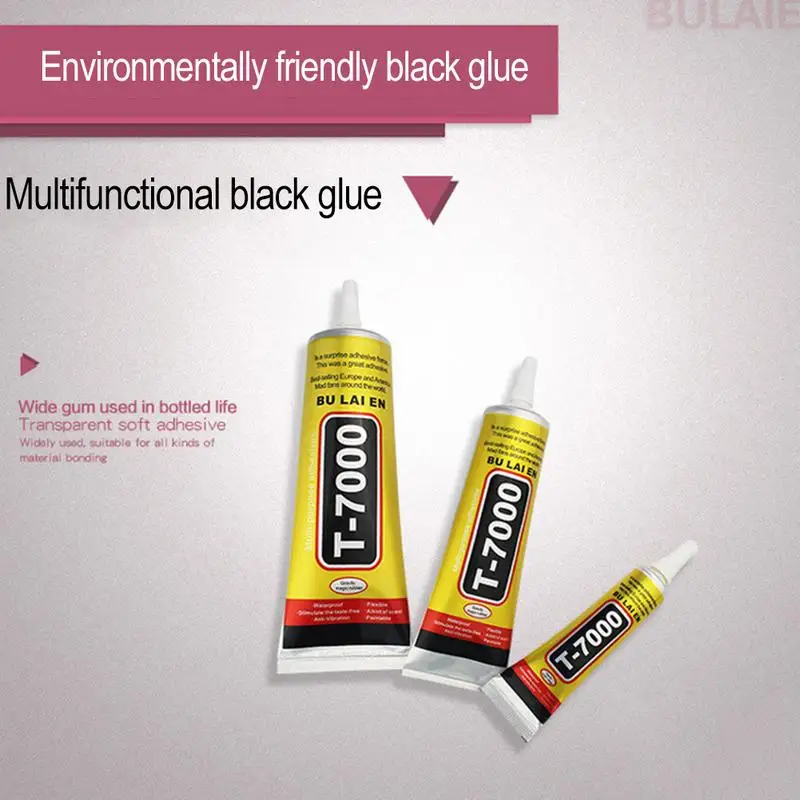 New 15/50/110ML T7000 Black Contact Cellphone Tablet Repair Adhesive T-7000 Electronic Components Glue Car Accessories