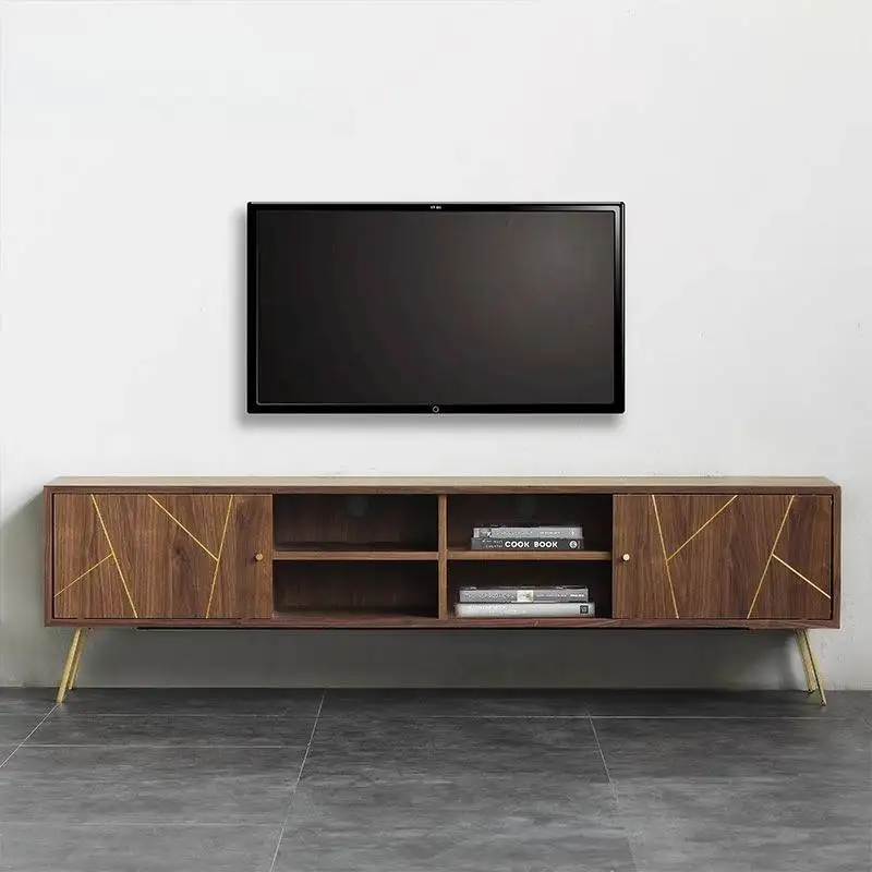 

European Decor Tv Cabinet Luxury Brown Office Vintage Living Room Tv Cabinet Storage Corner Szafka Pod Telewizor Furniture