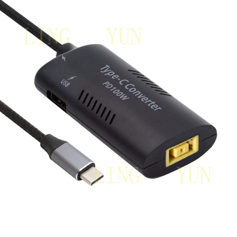 Z  100W Dual Type C USB-C and Type-A Output PD Emulator Trigger Charge Cable