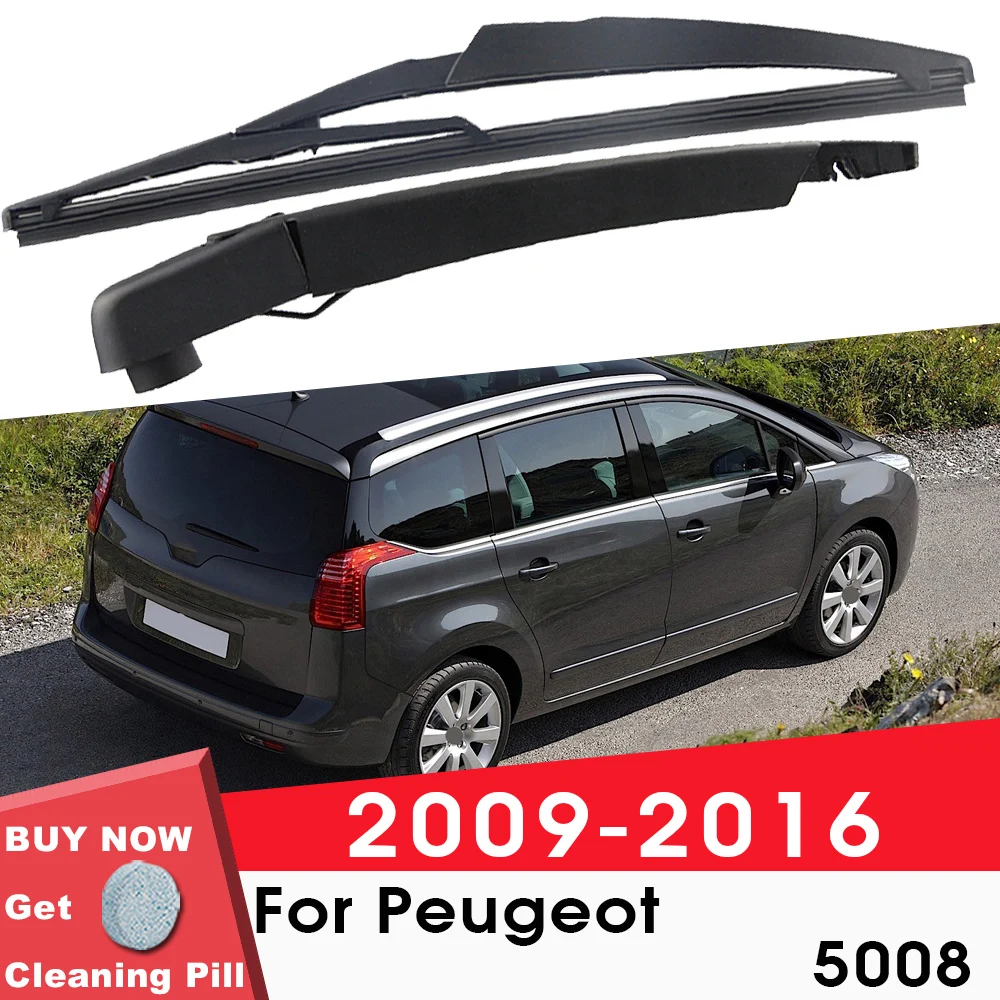 BEMOST Car Rear Windshield Wiper Arm Blades Brushes For Peugeot 5008 2009-2016 Hatchback Windscreen Auto Styling