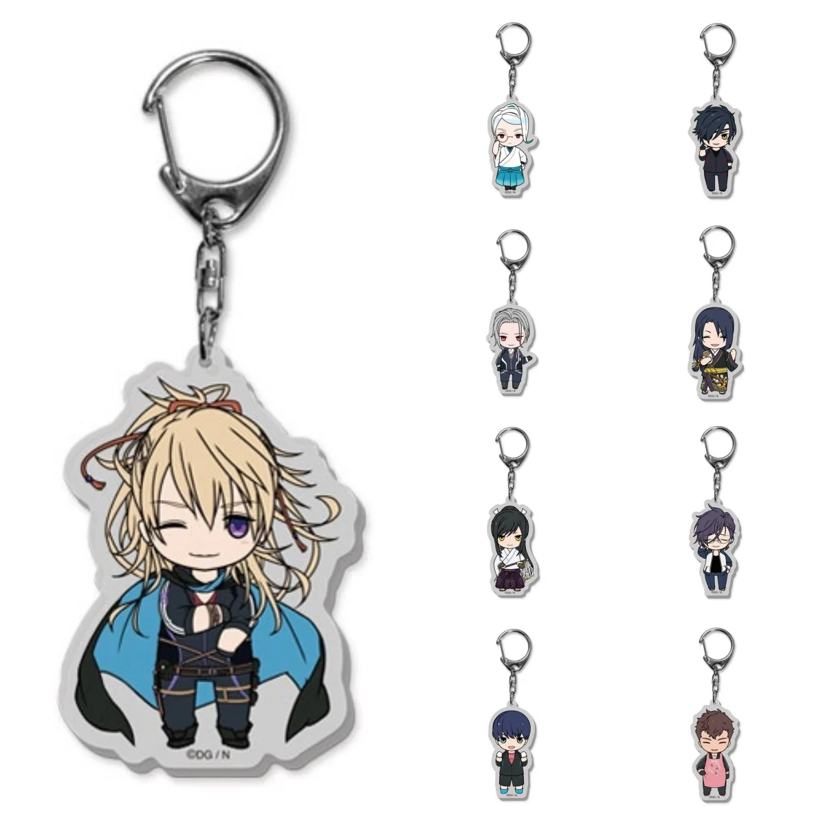 

HOT SELL Anime KATSUGEKI TOUKEN RANBU Topper Birthday Desk Decor Plate Acrylic Stand Model Figure Cosplay Plate Holder Fans Gift